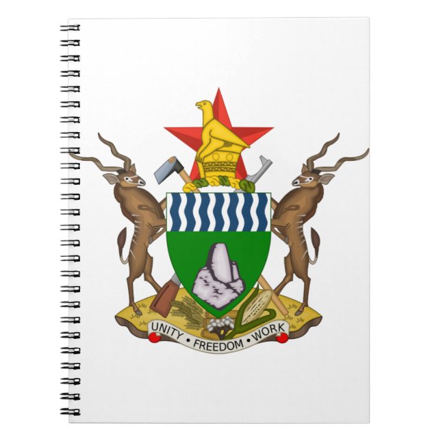 Carnet emblème du zimbabwe (Devant)