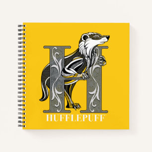 Carnet Emblème HUFFLEPUFF™ hachuré