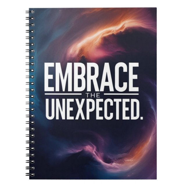 Carnet Embrasser l'inattendu (Devant)