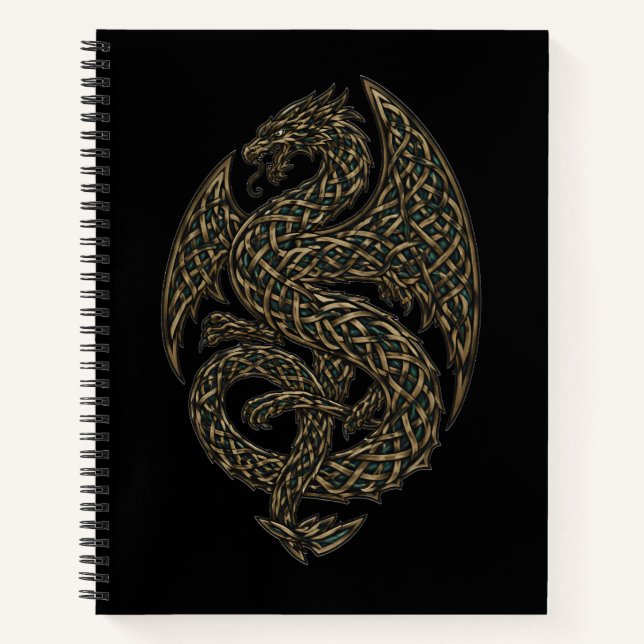 Carnet Emerald Knot Dragon  (Devant)
