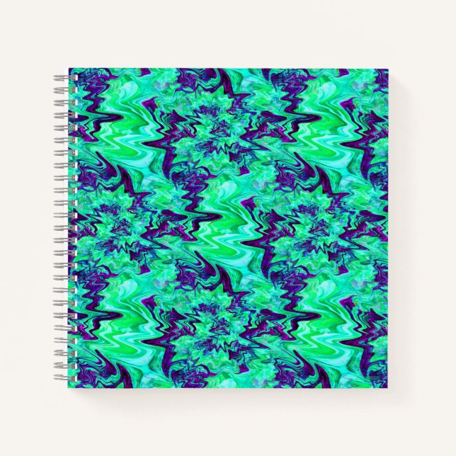 Carnet Émerveillement vert..... (Devant)