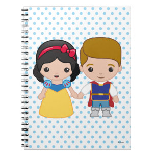 Carnet Emoji blanc et prince charmant