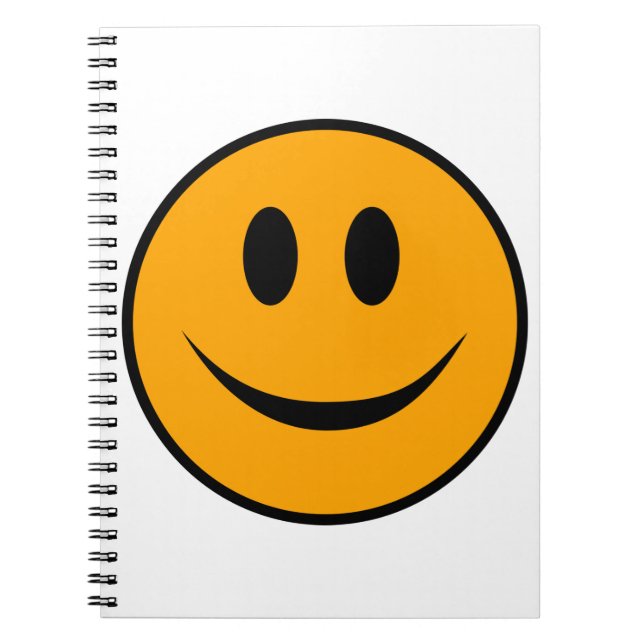 Carnet Emoji du visage souriant (Devant)