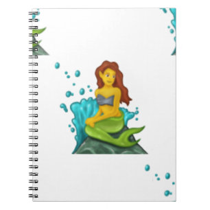 Carnet emoji mermaid