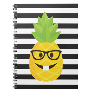 Carnet emoji nerd pineapple