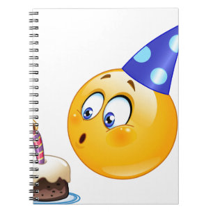 Carnet émoticône anniversaire
