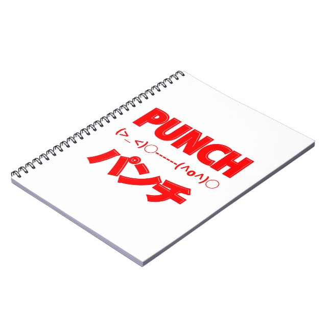 Carnet Émoticônes de punch japonais (Côté gauche)
