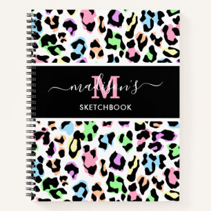 Carnet empreinte de léopard Monogram Artist Sketchbook