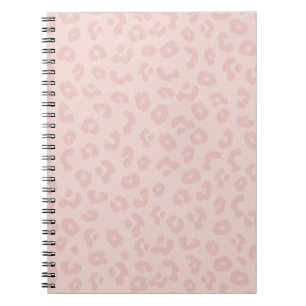 Carnet Empreinte de léopard rose