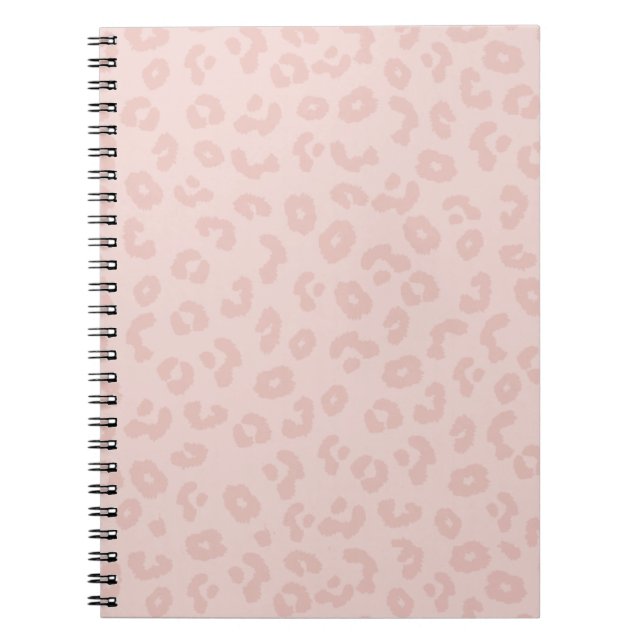 Carnet Empreinte de léopard rose (Devant)