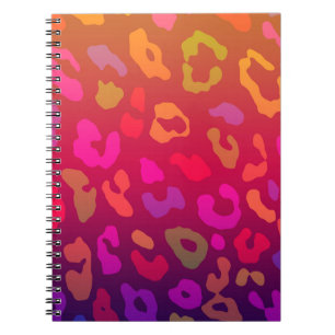 Carnet Empreinte de léopard Summer Ombre