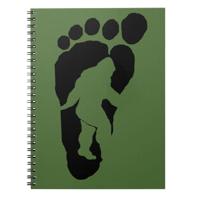 Carnet Empreinte de pas de Bigfoot (Devant)