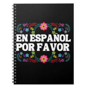 Carnet En Español Por Favor, Maestro Cadeau Enseignant Es
