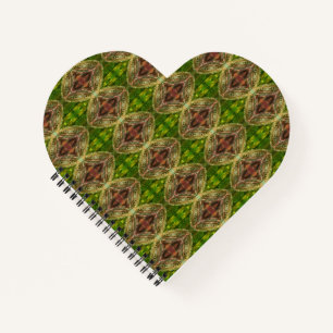 Carnet en forme de coeur de Galaxy