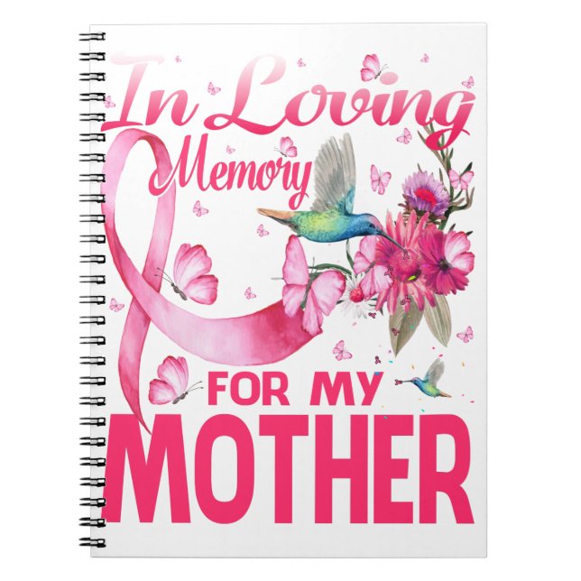 Carnet En mémoire d'amour pour ma mère (Devant)