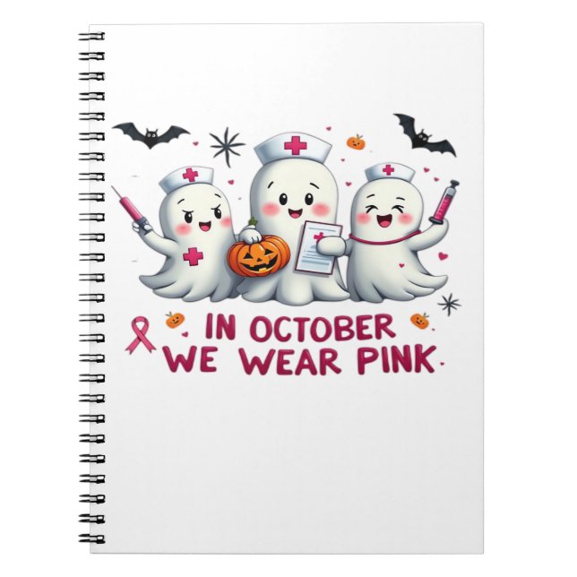 Carnet en octobre, nous portons la connaissance du cancer (Devant)