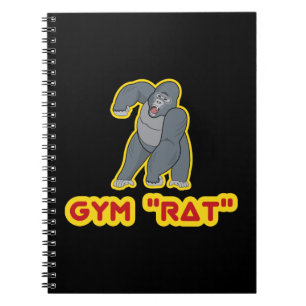 Carnet en papier de rat de gym