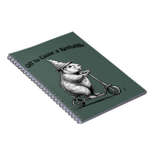 Carnet En route pour causer une pagaille Funny Groundhog 