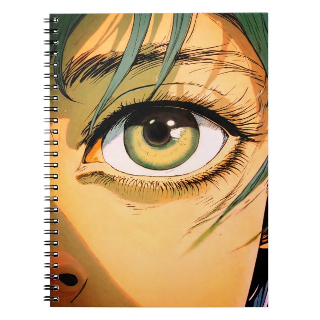 carnet en spirale féminine ambiverted anime (Devant)
