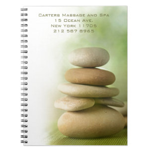 Carnet en spirale holistique de spa