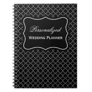 Carnet en spirale wedding planner de nom personnal