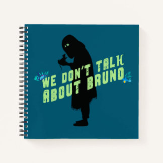 Carnet Encanto | "On ne parle pas de Bruno" Typographie