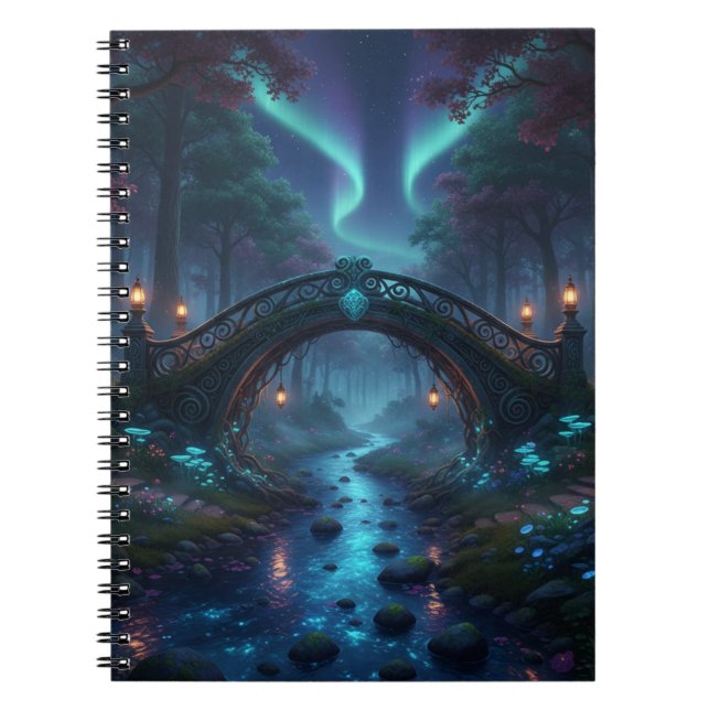 Carnet Enchanted Bridge Spiral notebook (Devant)
