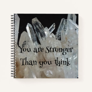 Carnet Encouragement Force inspirationnelle Quartz