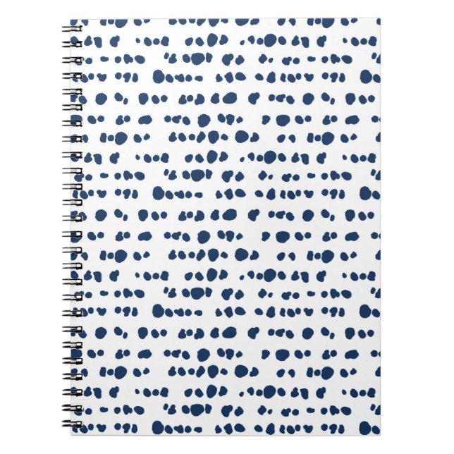 Carnet Encré - indigo (Devant)