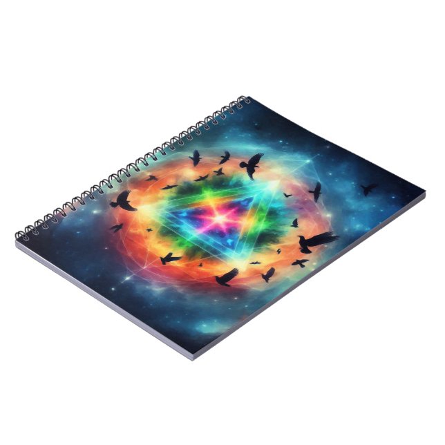 Carnet Énergie cosmique triangulaire (Côté gauche)