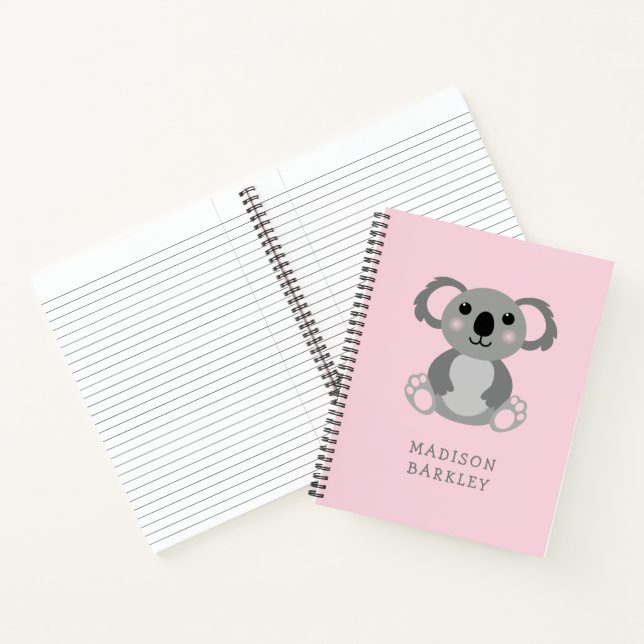 Carnet Enfant de l'ours koala mignon (Intérieur)