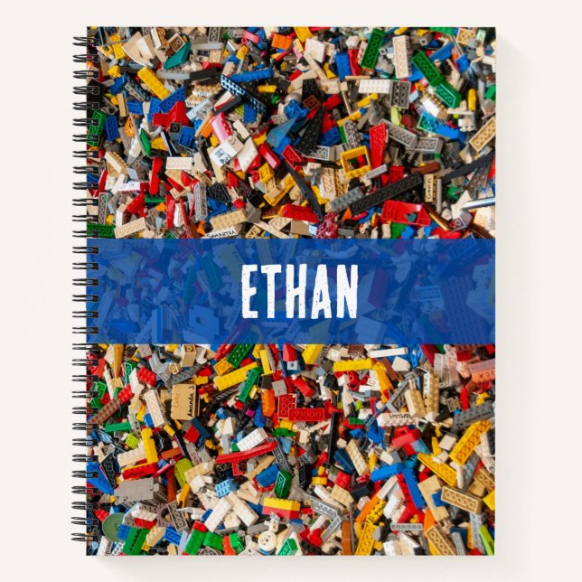 Carnet Enfants Blocs colorés et uniques (Devant)