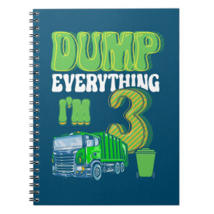 Carnet Enfants Recyclage des ordures 3 ans Vieux camion à