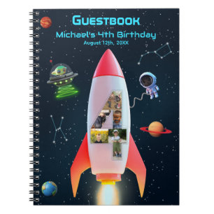 Carnet Énorme Quatre   Rocket Space 4th Birthday Guides B