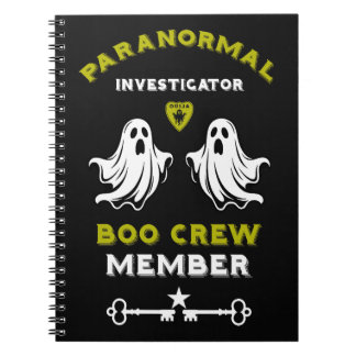 Carnet Enquêteur paranormal Chasseur de fantômes