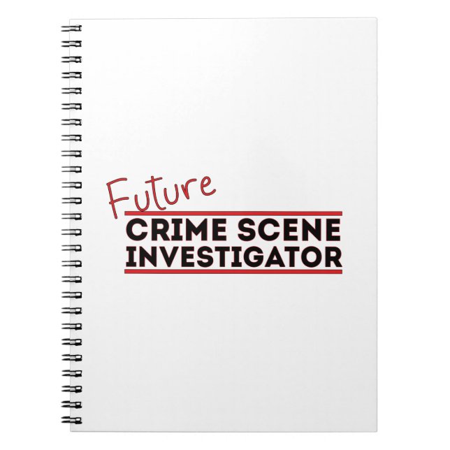 Carnet Enquêteur sur la scène du crime futur (Devant)