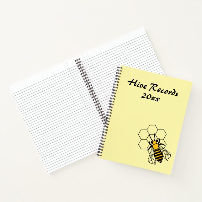 Carnet - Enregistrement des abeilles (Intérieur)