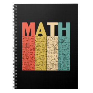 Carnet Enseignant en mathématiques Définition Vintage des