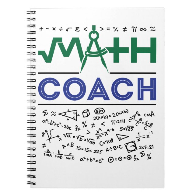 Carnet Enseignant en mathématiques Enseignant en mathémat (Devant)
