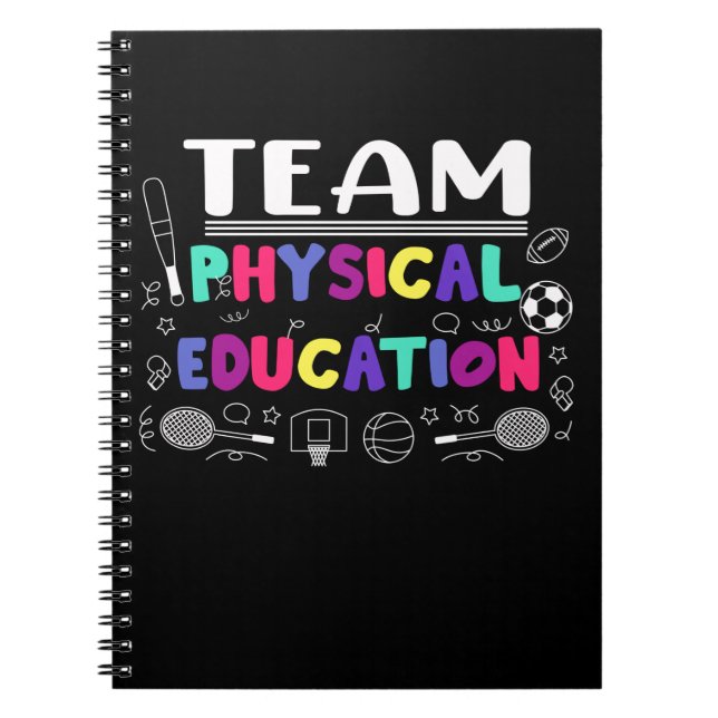 Carnet Enseignant Enseignant Cute Sports Enseignement (Devant)