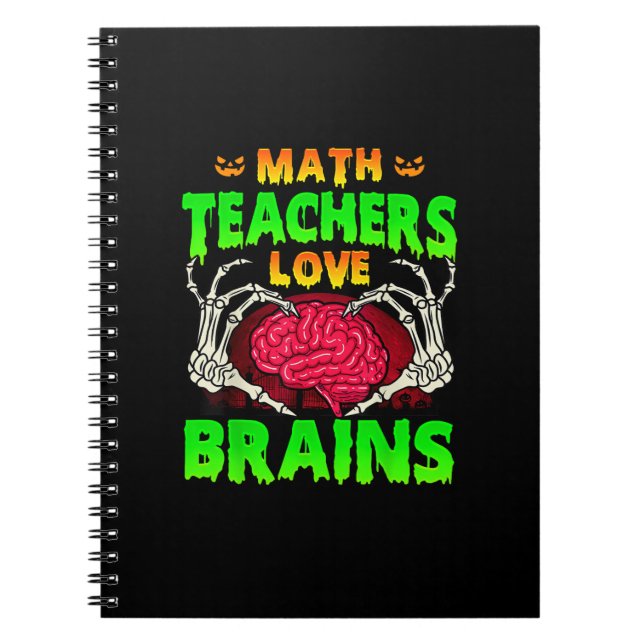 Carnet Enseignants en mathématiques Cerveaux Squelette Co (Devant)