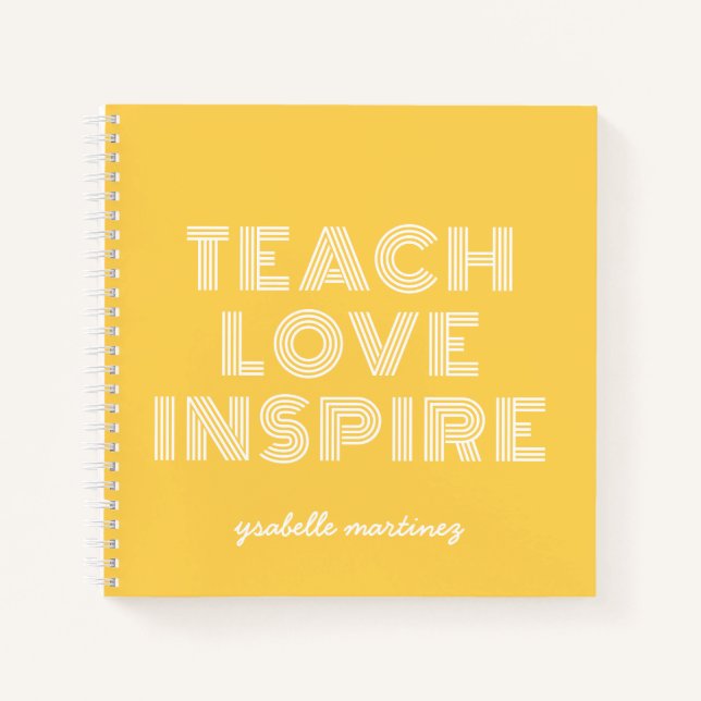Carnet Enseigner l'amour Inspirer l'appréciation de l'ens (Devant)