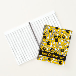 Carnet Ensemble de clés Arrière - plan