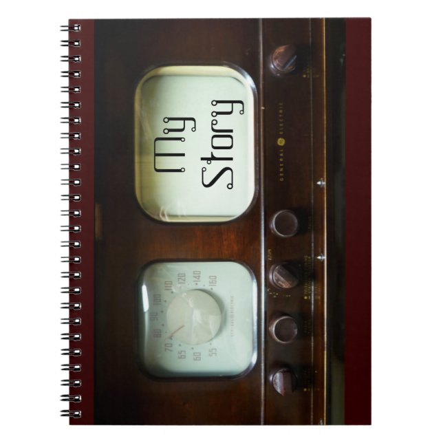 Carnet Ensemble de télévision et de radio customisé dans  (Devant)