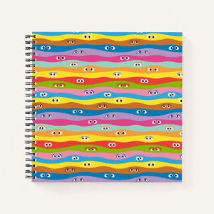 Carnet Ensemble Motif des yeux
