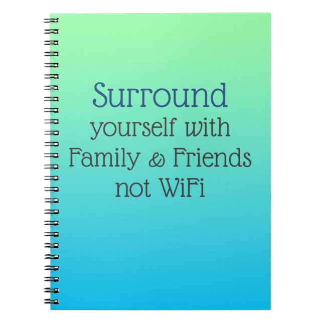 Carnet Entourer le message Good Vibes (Devant)