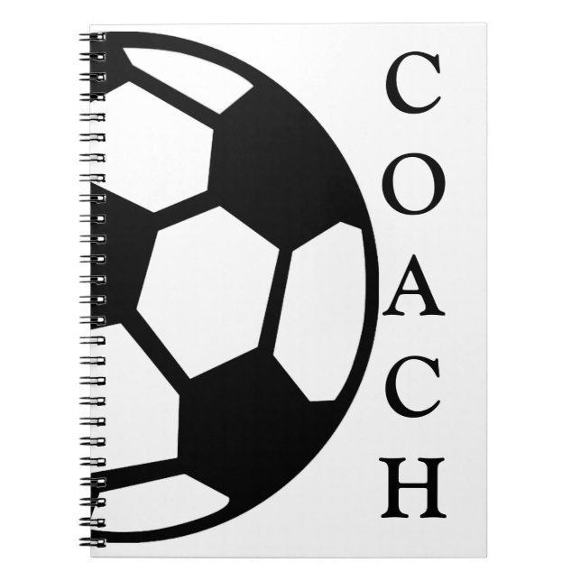 Carnet Entraîneur de balle de football (Devant)