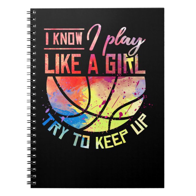 Carnet Entraîneur De Basket Je Sais Que Je Joue Comme Une (Devant)