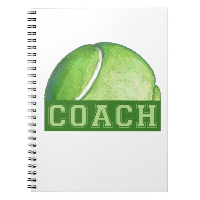 Carnet Entraîneur de tennis (Devant)