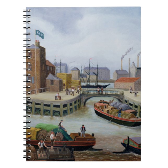 Carnet Entrée au dock du canal du régent (Devant)